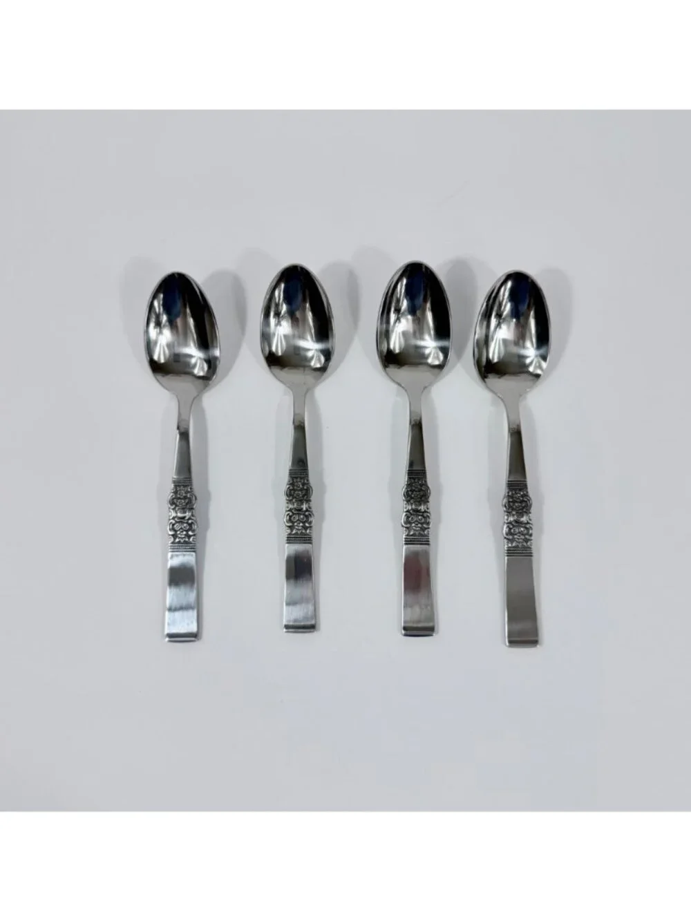 New Vintage Northland Oneida Stainless Steel Teaspoon Set Flatware Silverware De